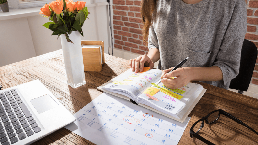 agenda nello studio dentistico